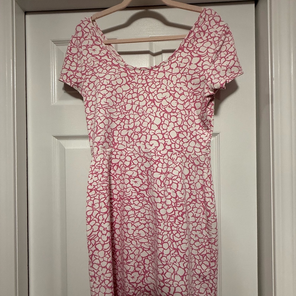 MAHI GOLD Pink and White Sundress